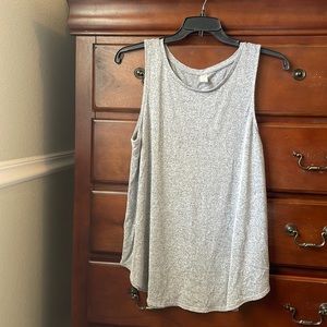 Gray luxe woman’s tank top